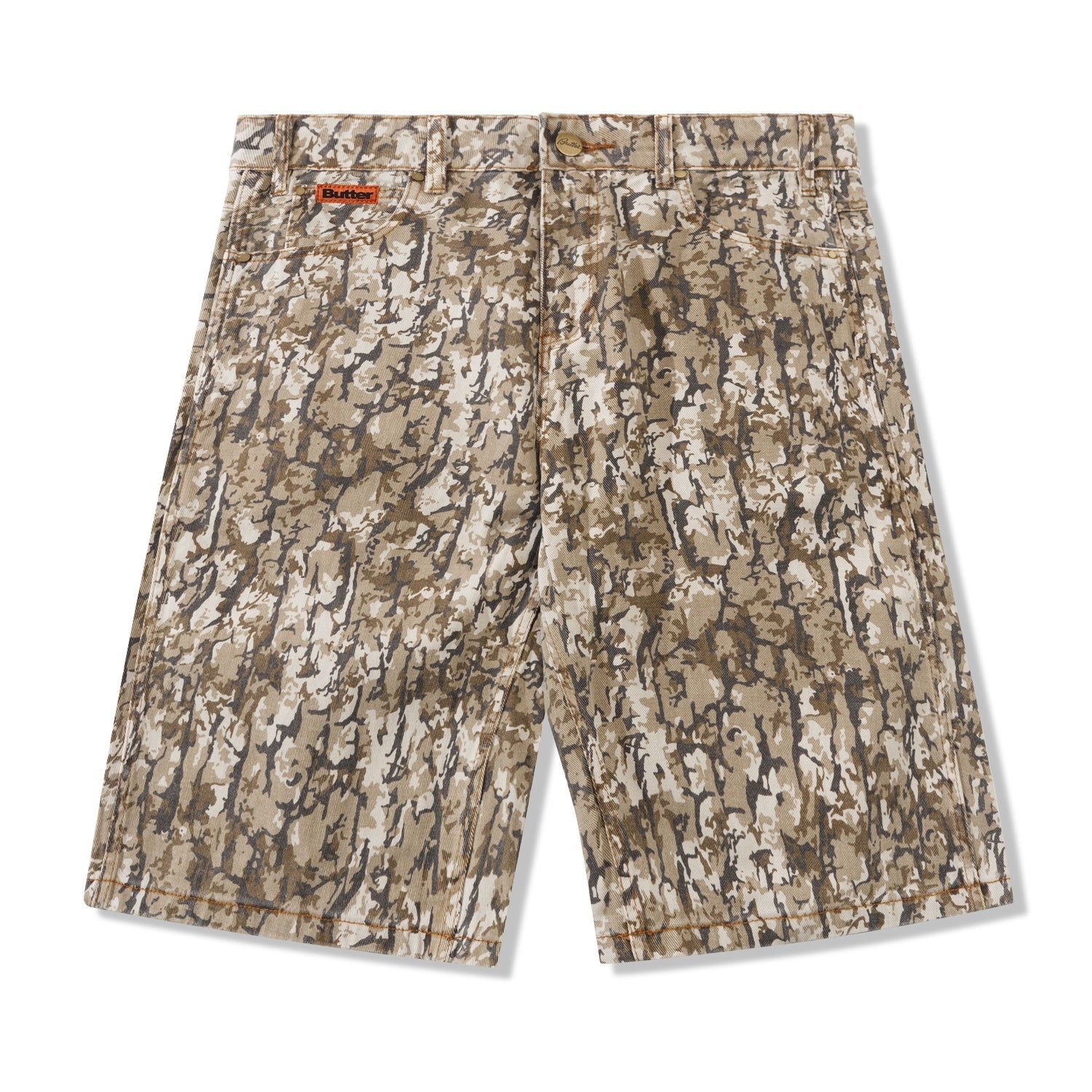 Butter Goods Bark Camo Denim Shorts