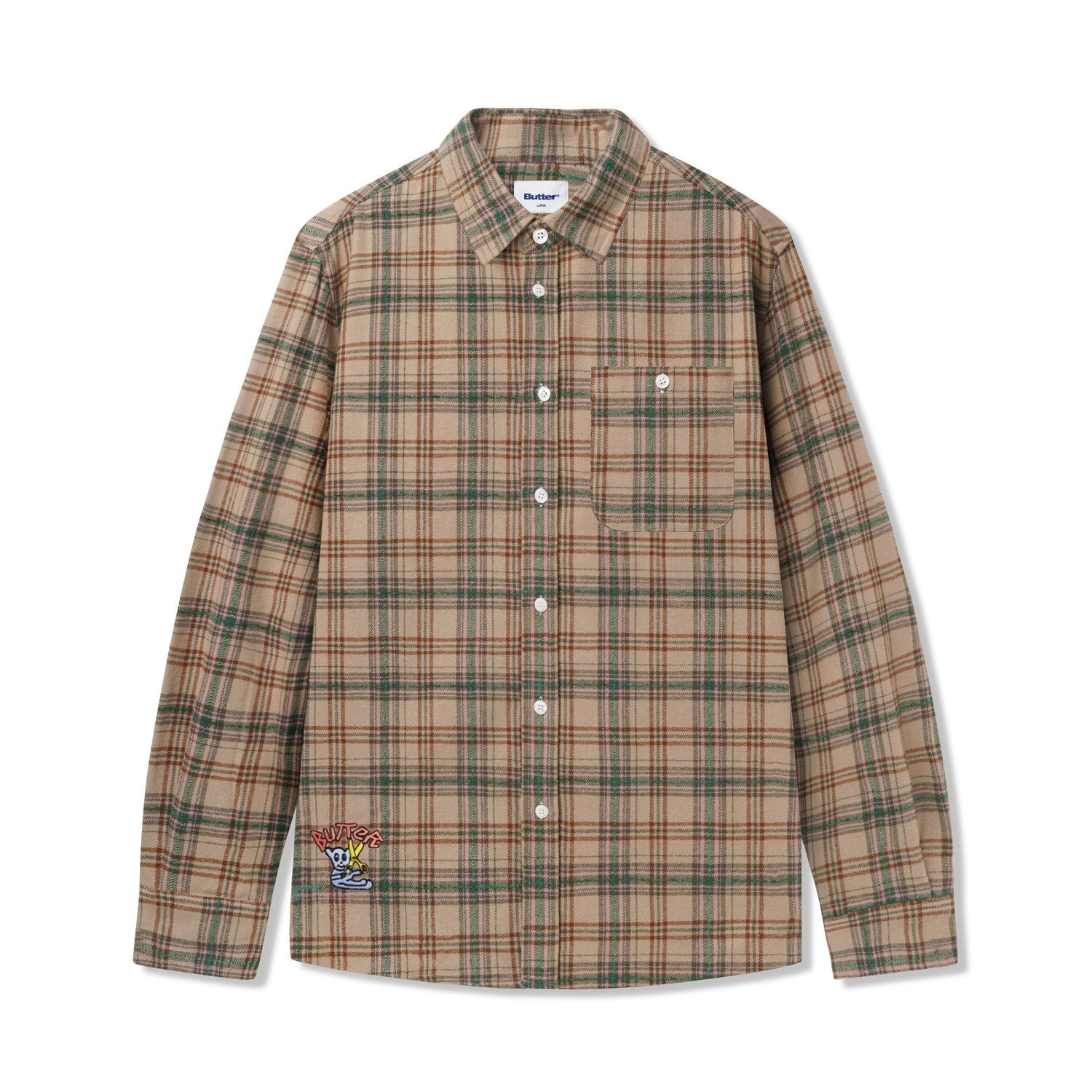 Butter Goods Bear Flannel Shirt