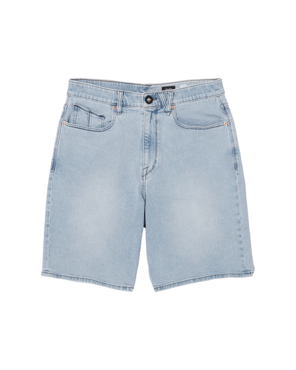 Volcom Youth Billow Denim Shorts - Desert Dirt Indigo