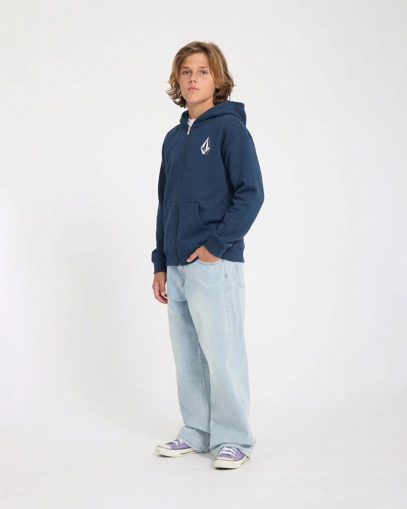 Volcom Youth Iconic Stone Gid Zip Hoodie