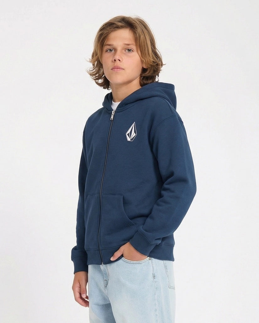 Volcom Youth Iconic Stone Gid Zip Hoodie