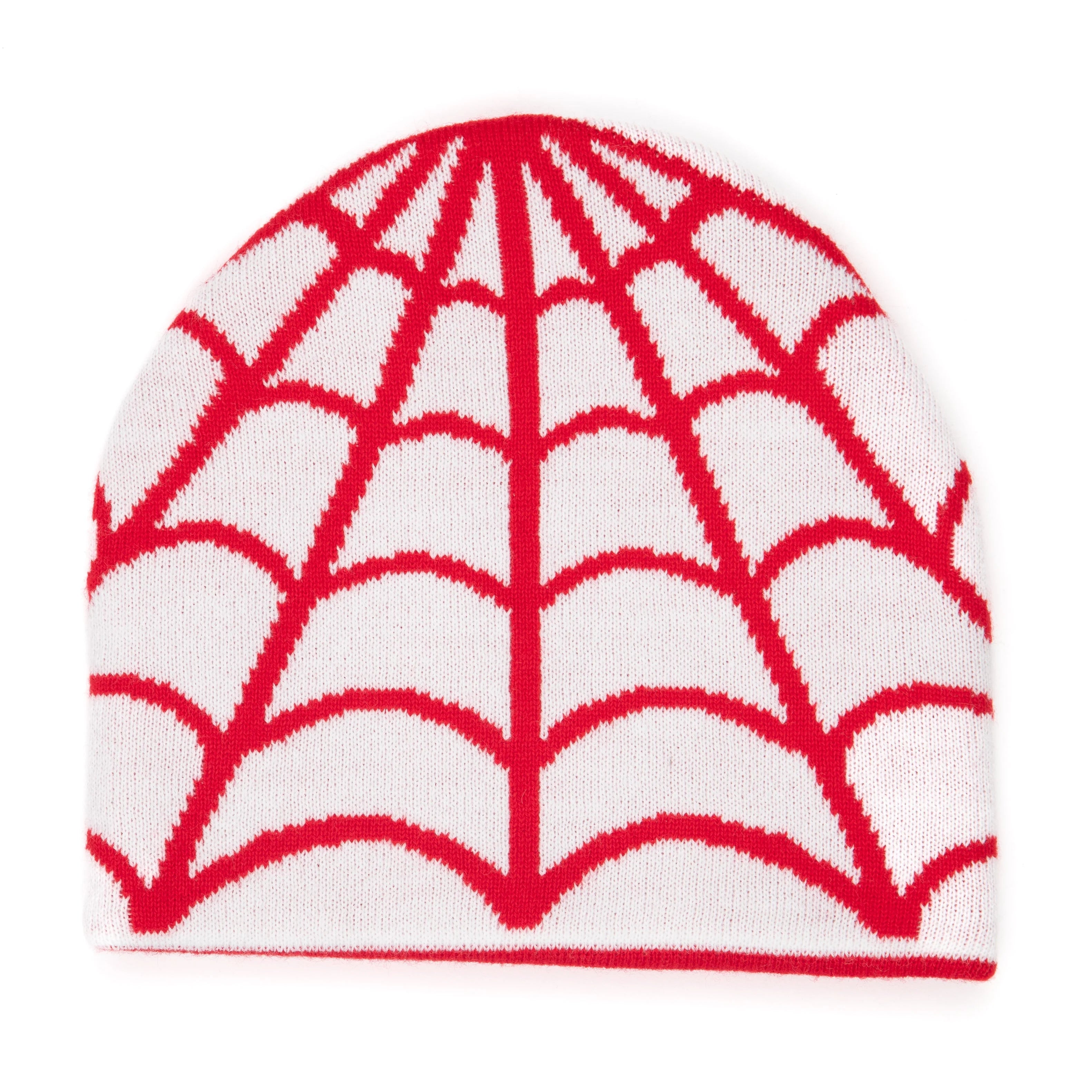 Autumn Cobweb Reversible Skully Beanie