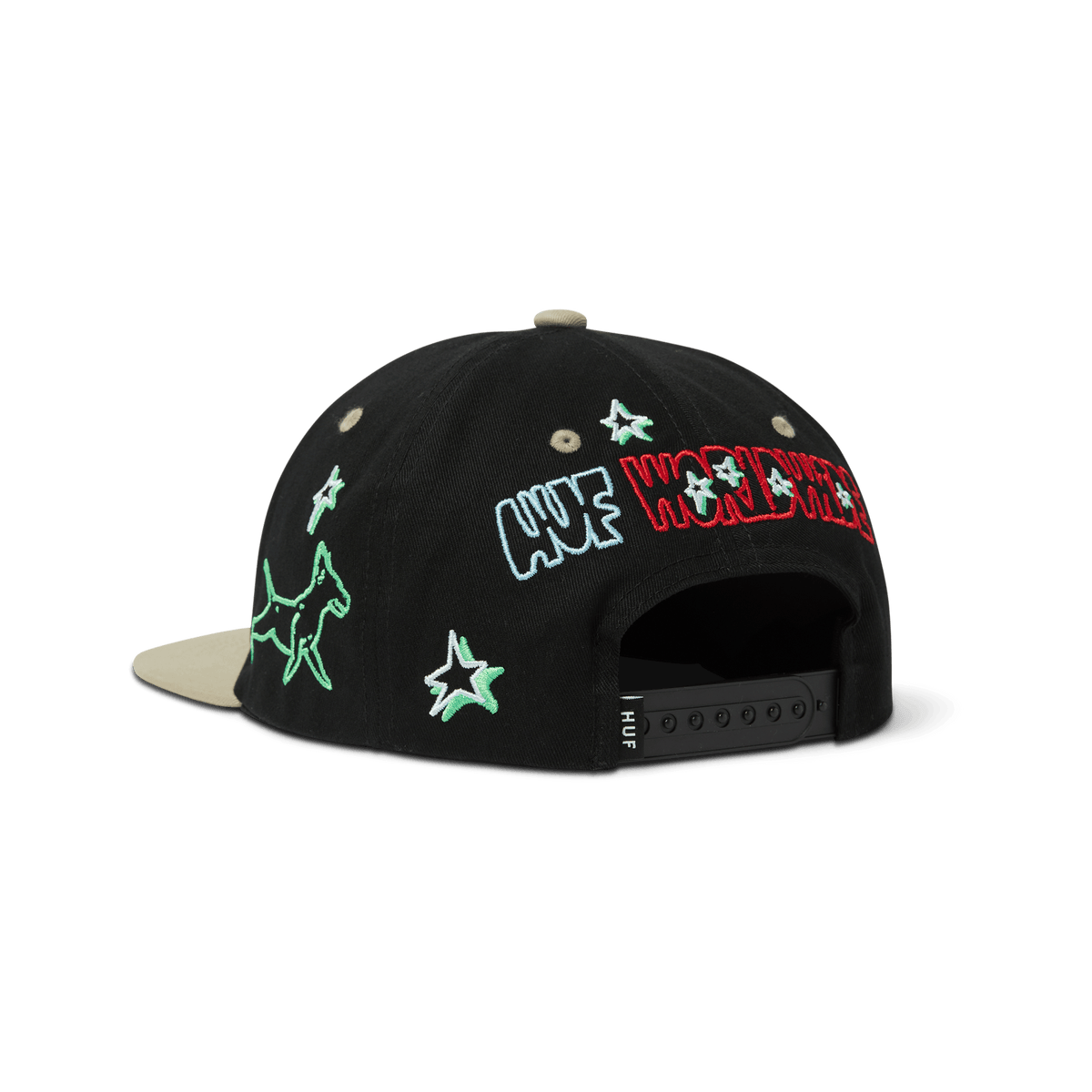 HUF Fetch 6 Panel Snapback Hat