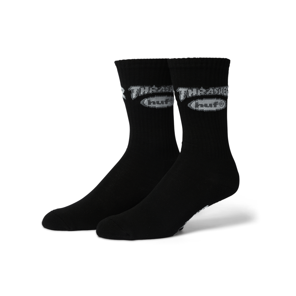 HUF x Thrasher Logo Socks