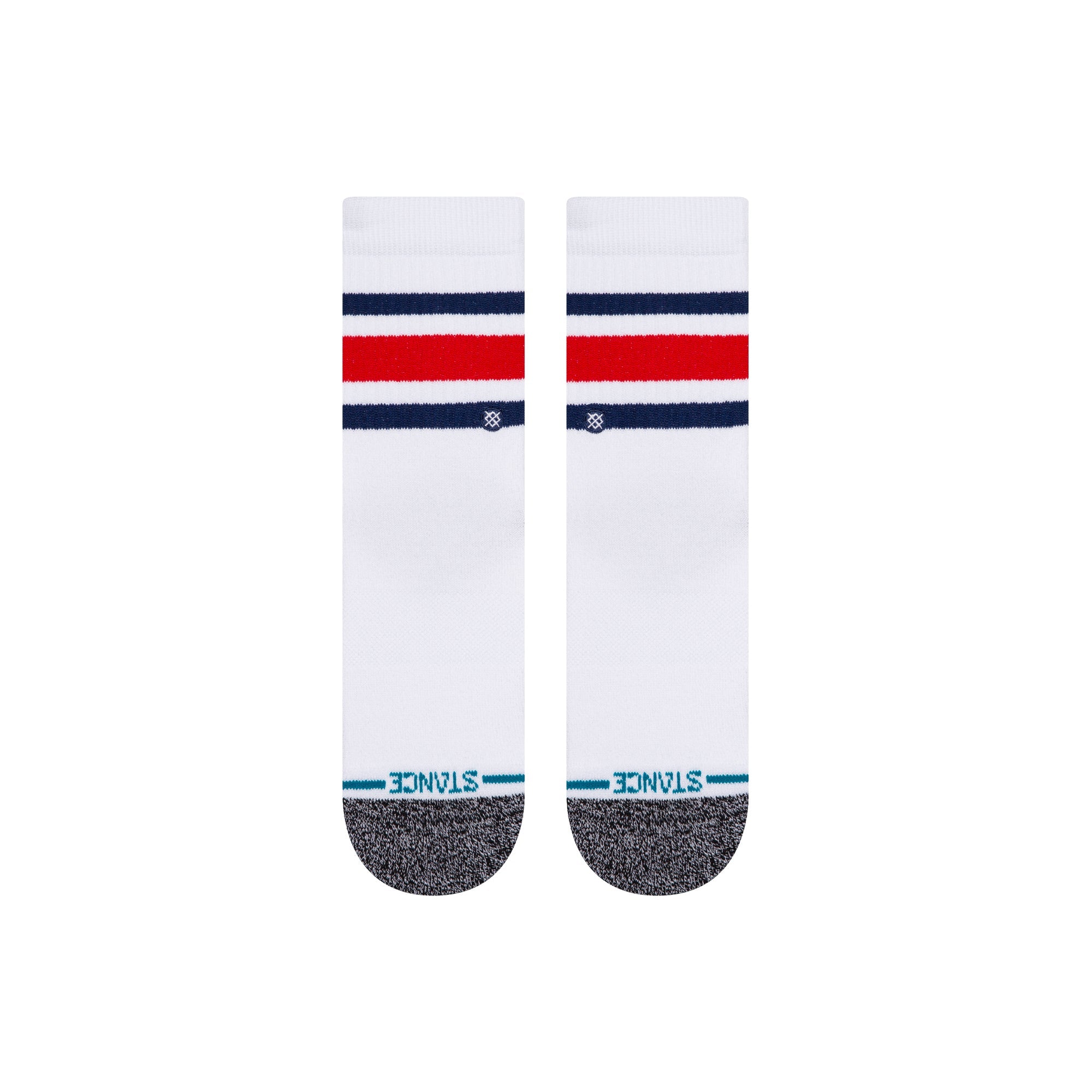 Stance Boyd St Youth Cotton Crew Socks - White