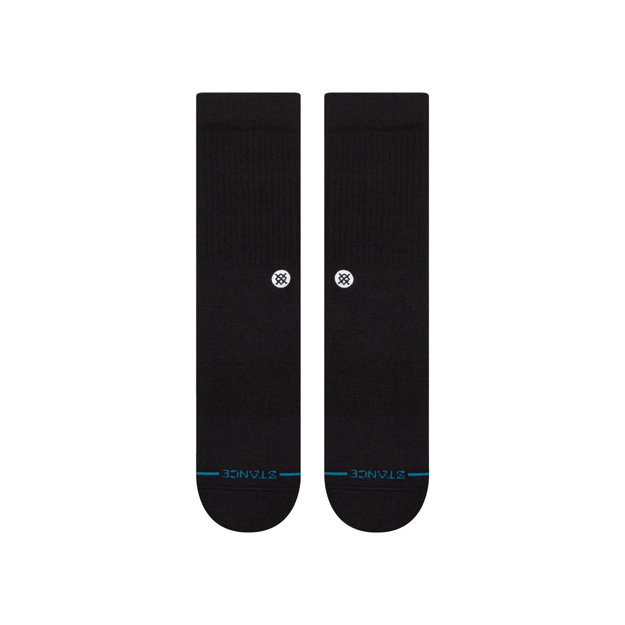 Stance Icon Crew Socks - Black / White