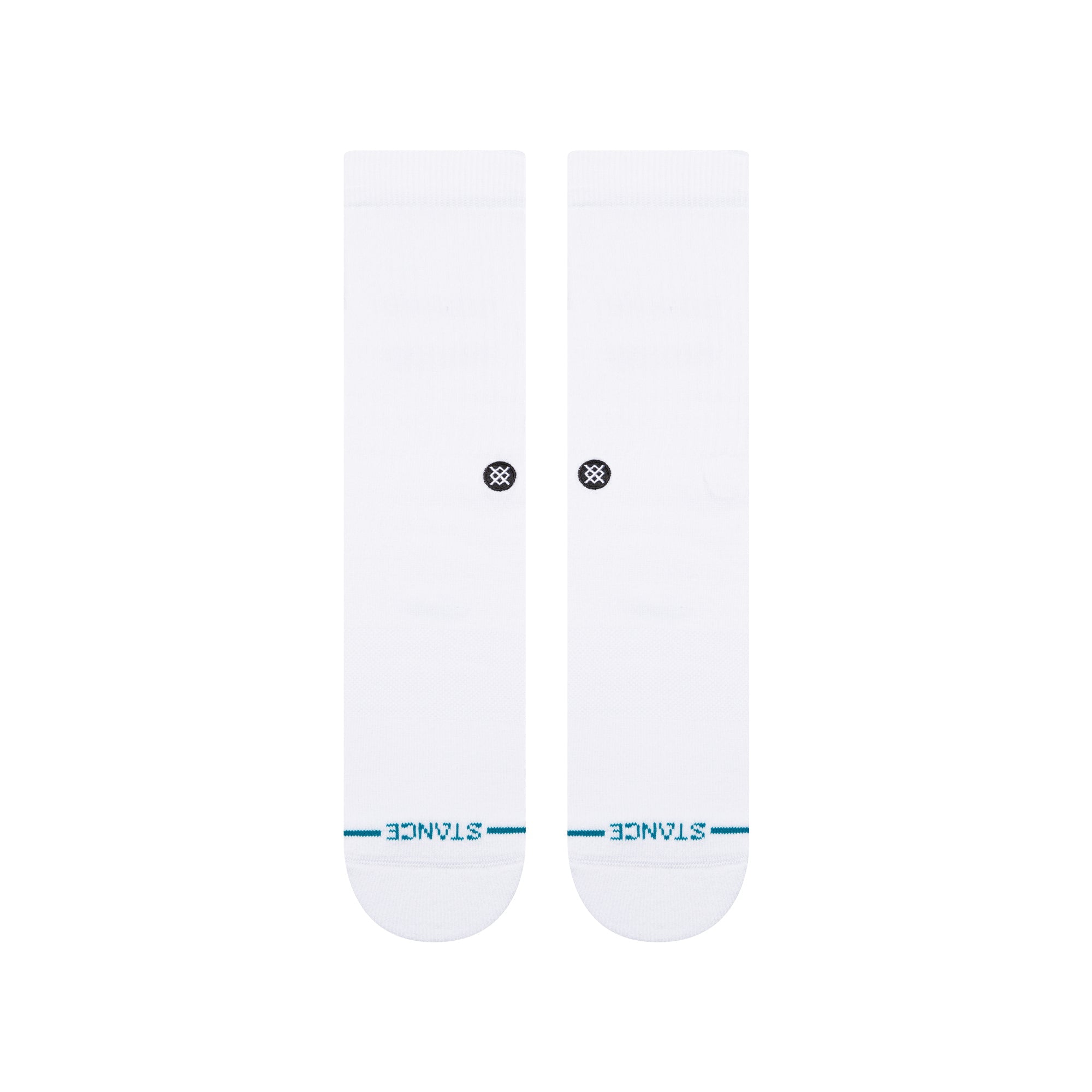 Stance Icon Crew Socks - White / Black