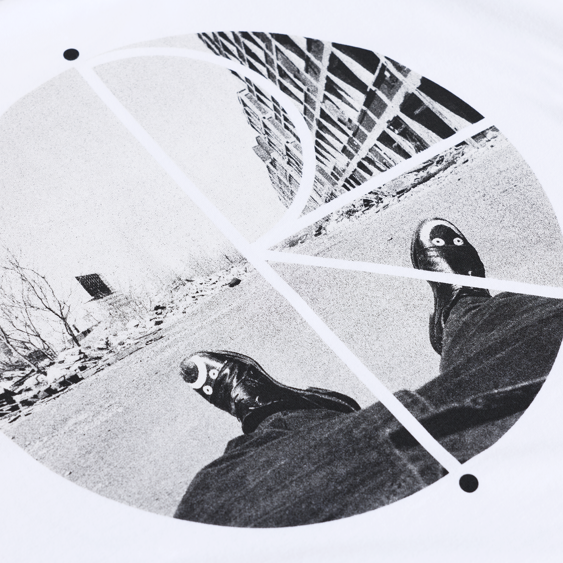 Polar Fill Logo Happy Sad T-Shirt