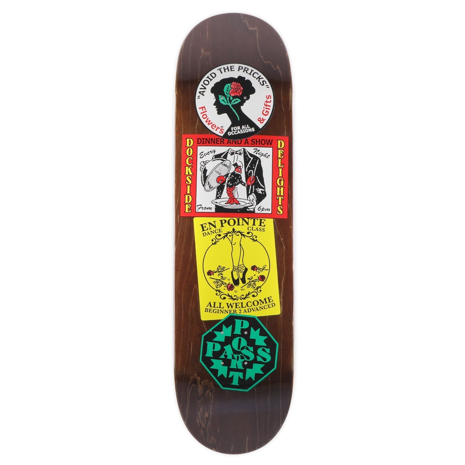 Passport Coaster Series Flowers & Gifts Skate Deck