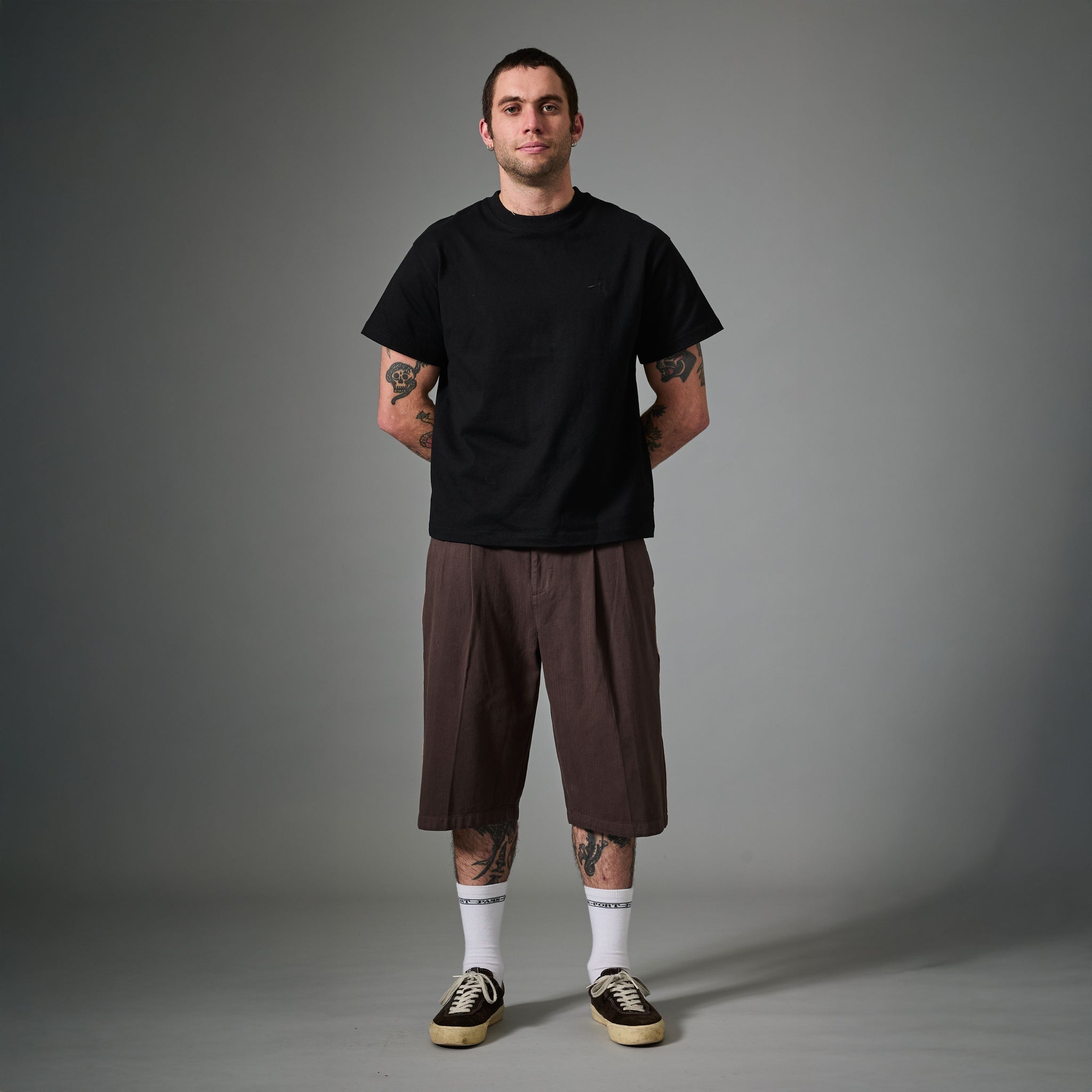 Passport Herringbone Leagues Club Stripe Shorts