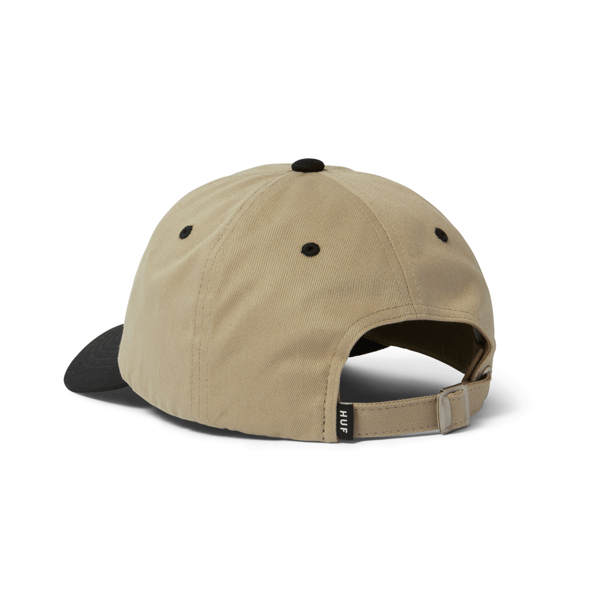 HUF Stretch Logo 6 Panel Curved Visor Hat