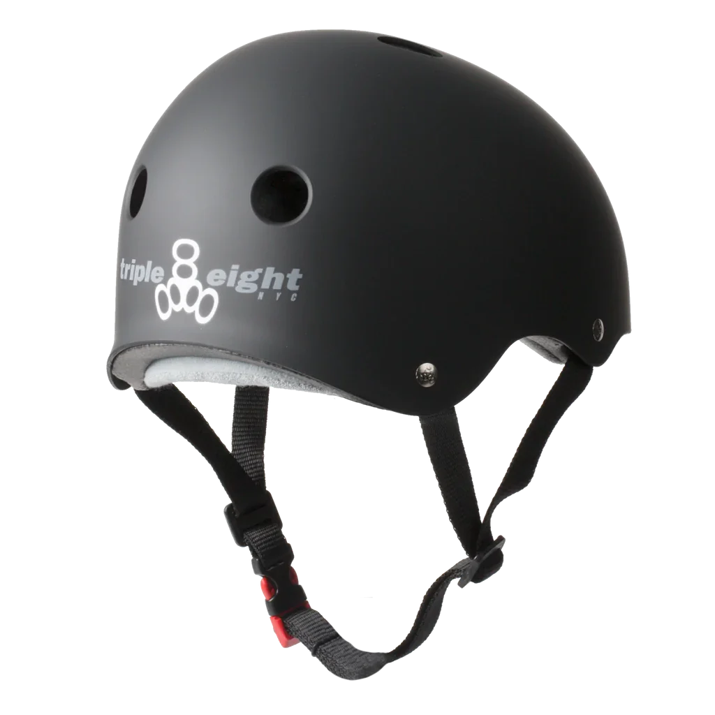 Triple 8 The Certified Skate Helmet SS - Matte Black