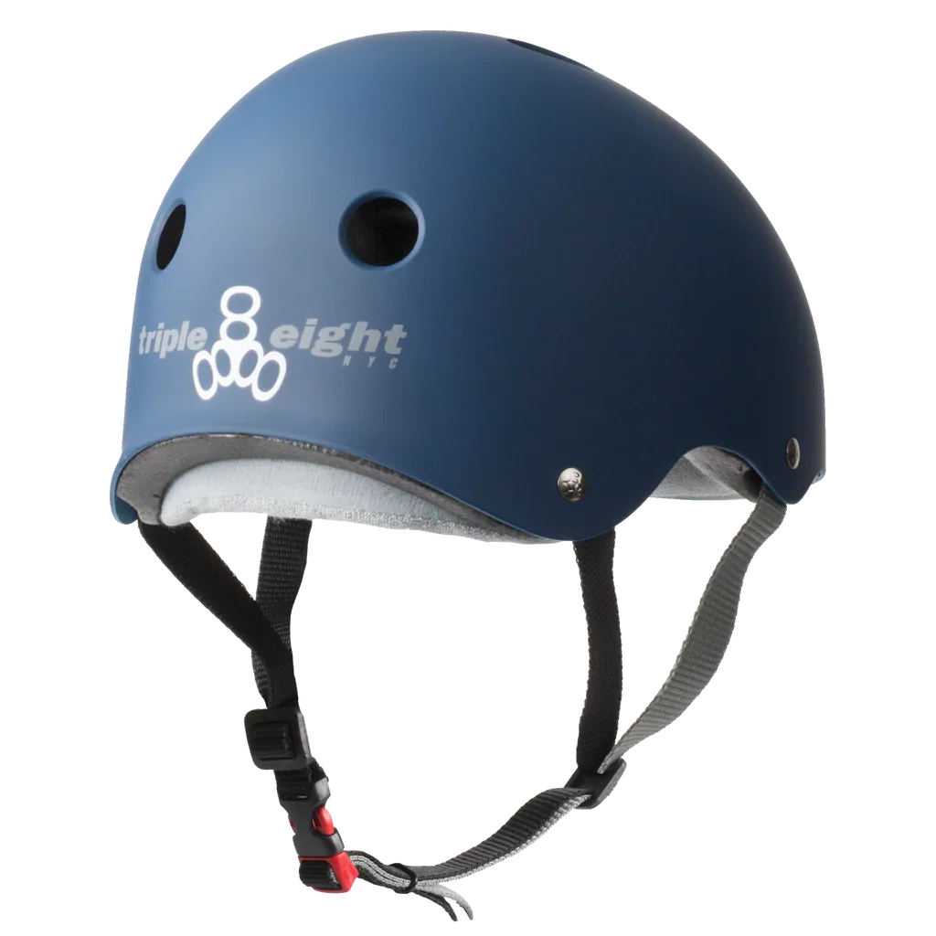 Triple 8 The Certified Skate Helmet SS - Matte Navy