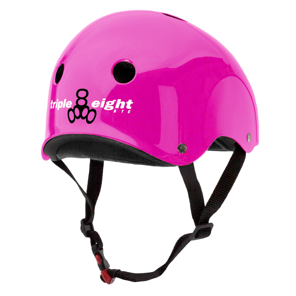 Triple 8 The Certified Skate Helmet SS - Pink Gloss