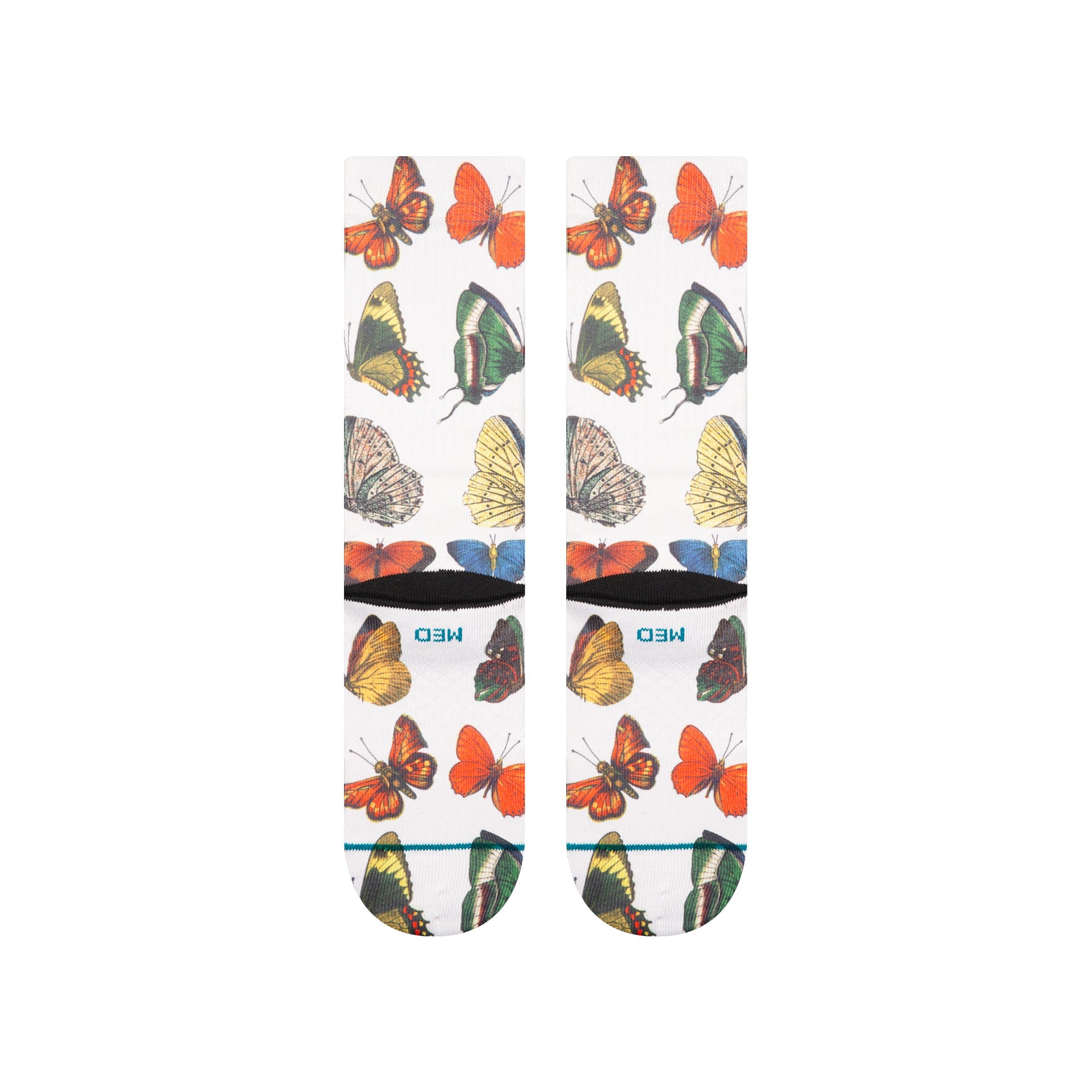 Stance Poly Blend Crew Socks - Flutterby