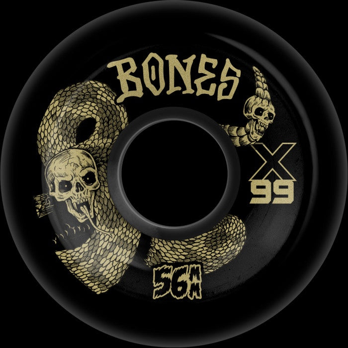 Bones X-Formula Death Venom V6 Widecut 99a Skate Wheels