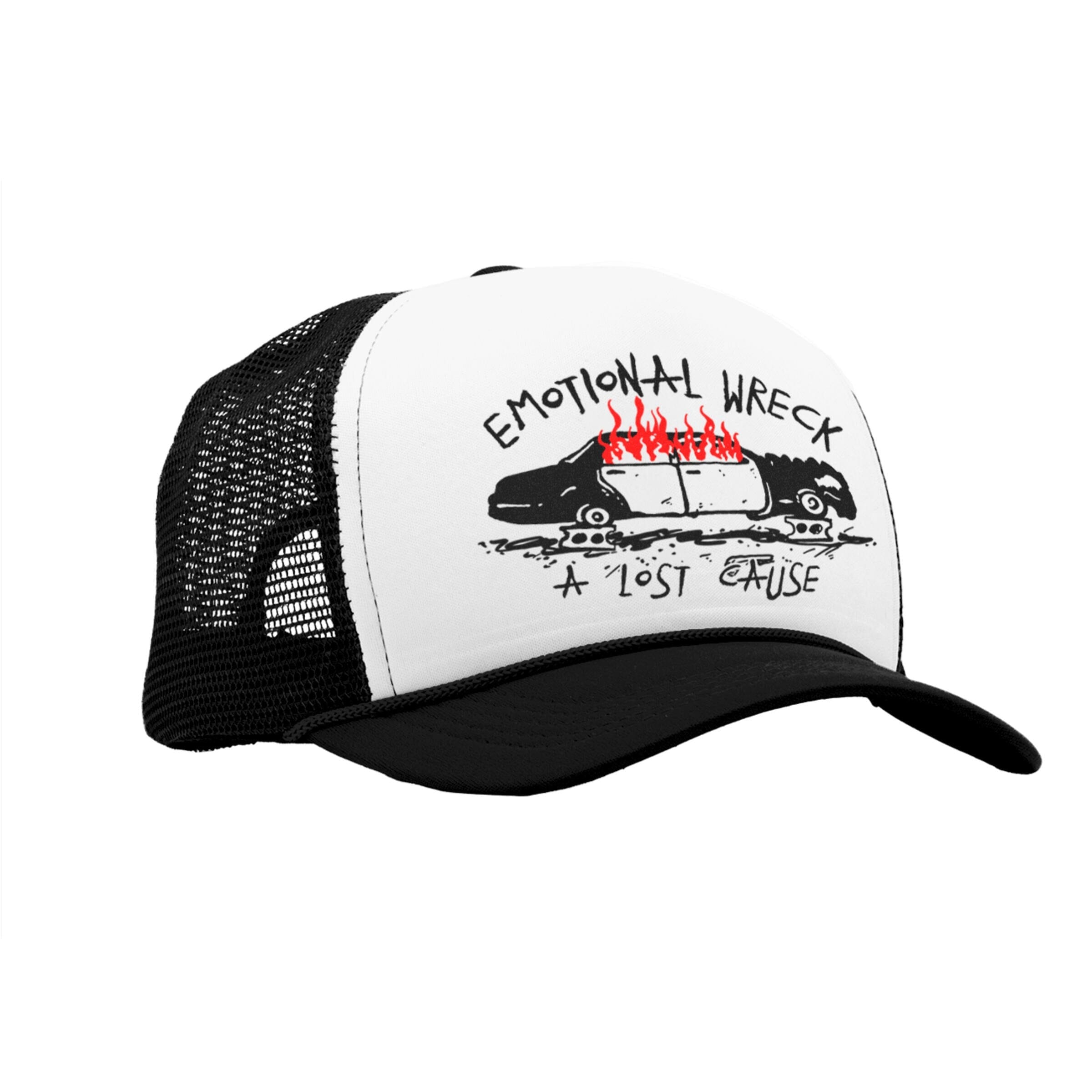 A Lost Cause Emotional Wreck Trucker Cap