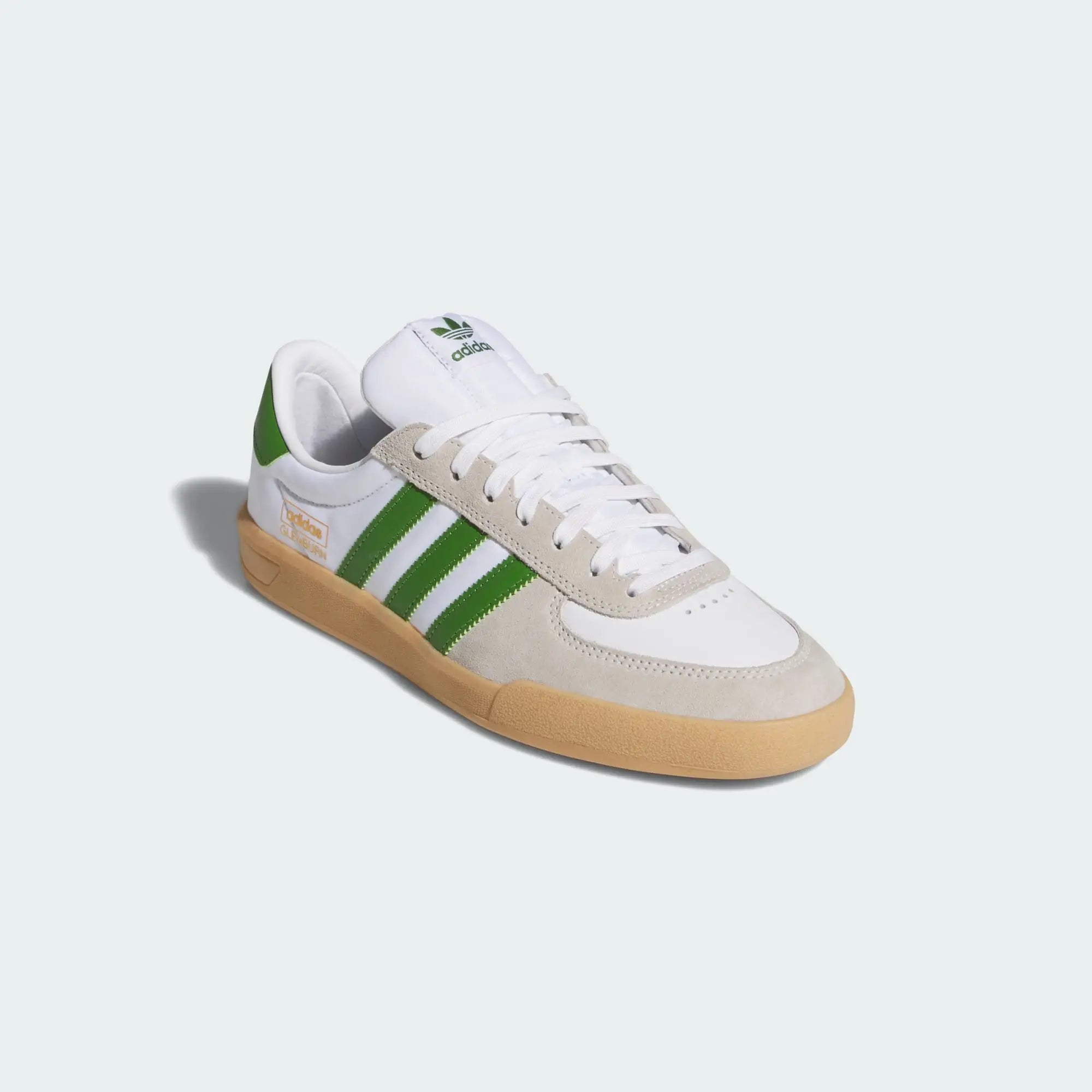 Adidas Glenburn Shoes - Cloud White / Crew Green / Gum
