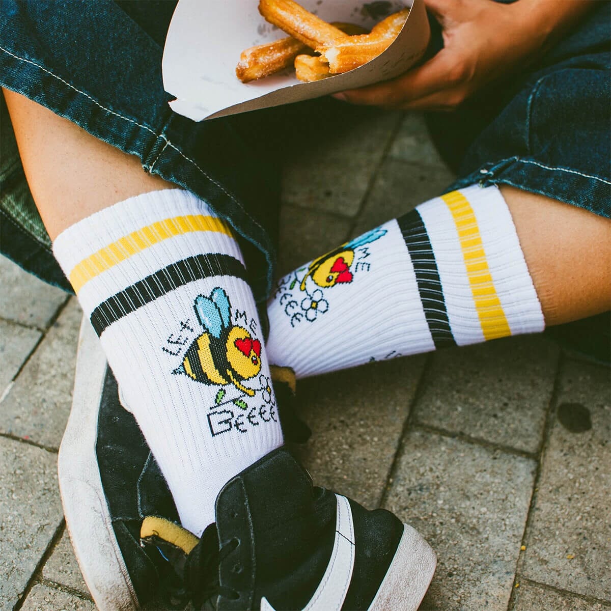 American Socks Let Me Bee - Mid High