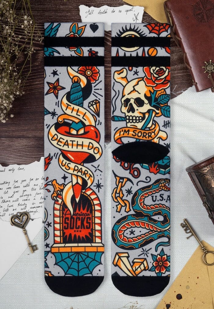 American Socks Till Death Do Us Part - Mid High
