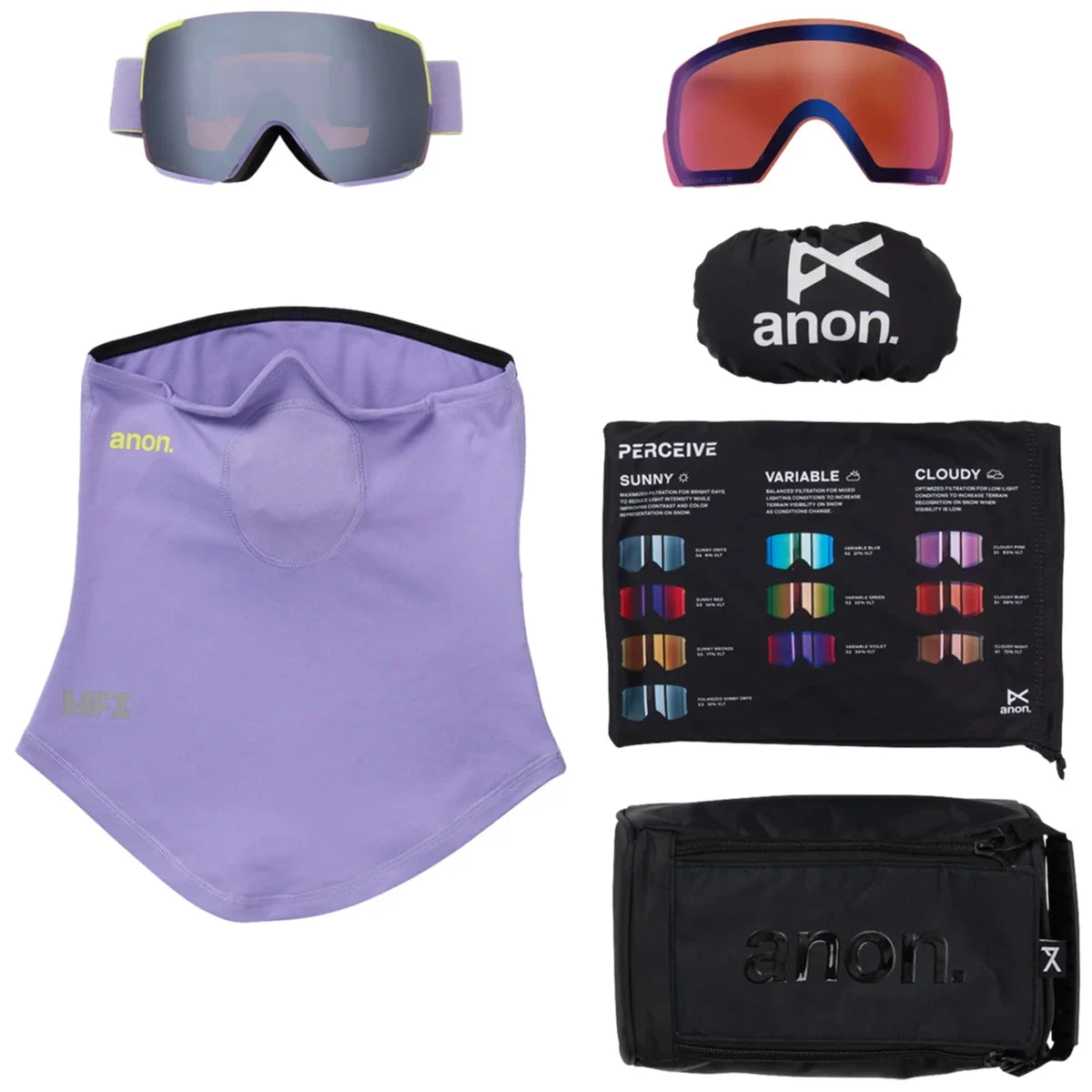 Anon M5S Goggle + Bonus Lens + MFI® Face Mask