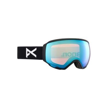 Anon WM1 Goggles + Bonus Lens + MFI® Face Mask 2023 Black / Perceive Variable Blue 