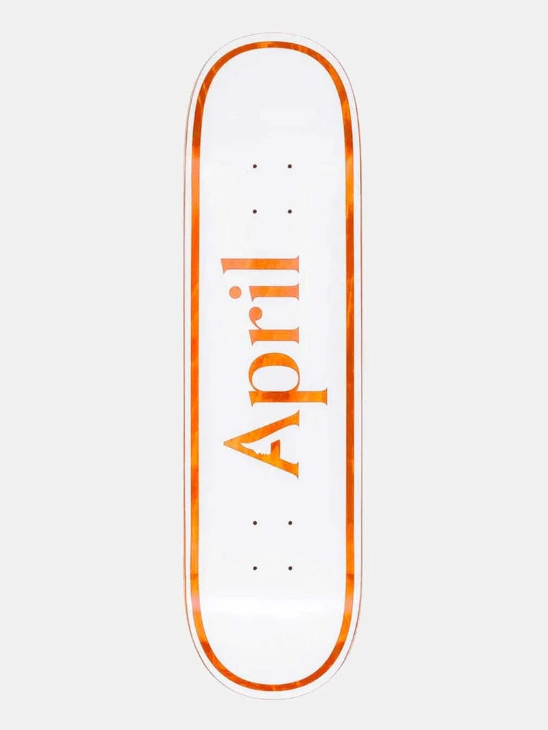 April Logo Orange Deck
