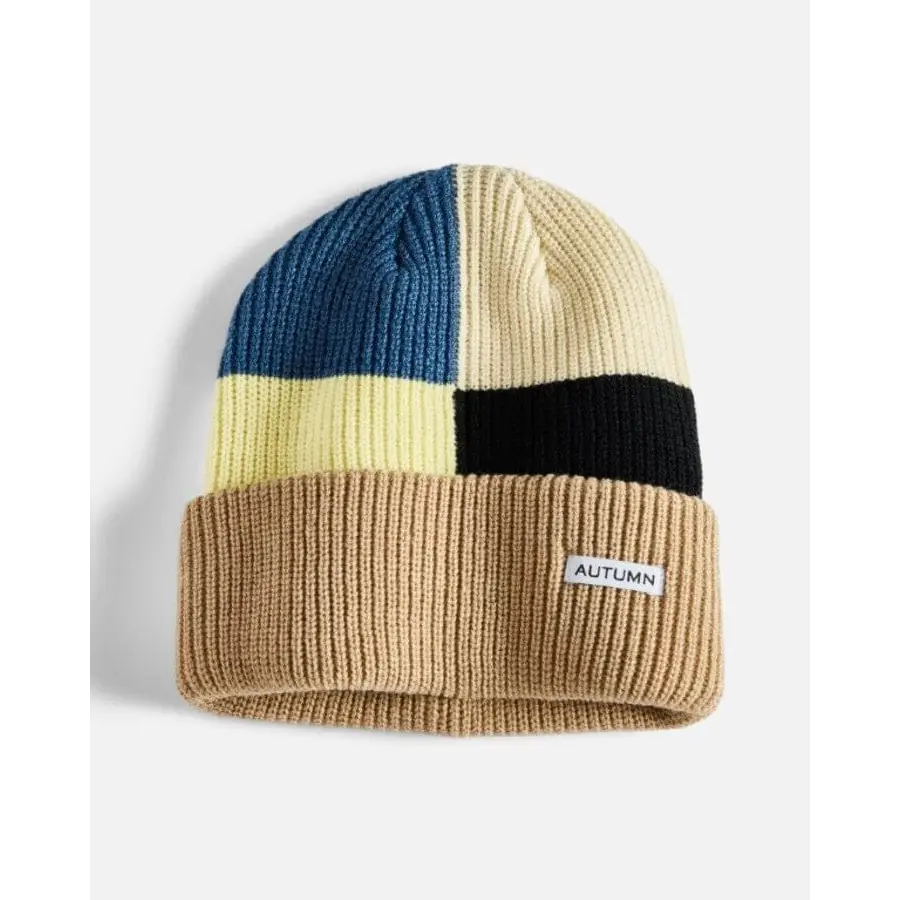 Autumn Patchwork Beanie