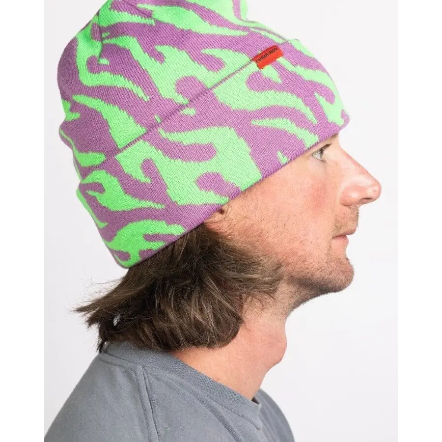 Autumn Tribal Flames Beanie