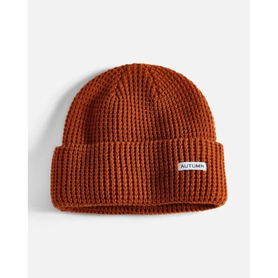 Autumn Waffle Beanie