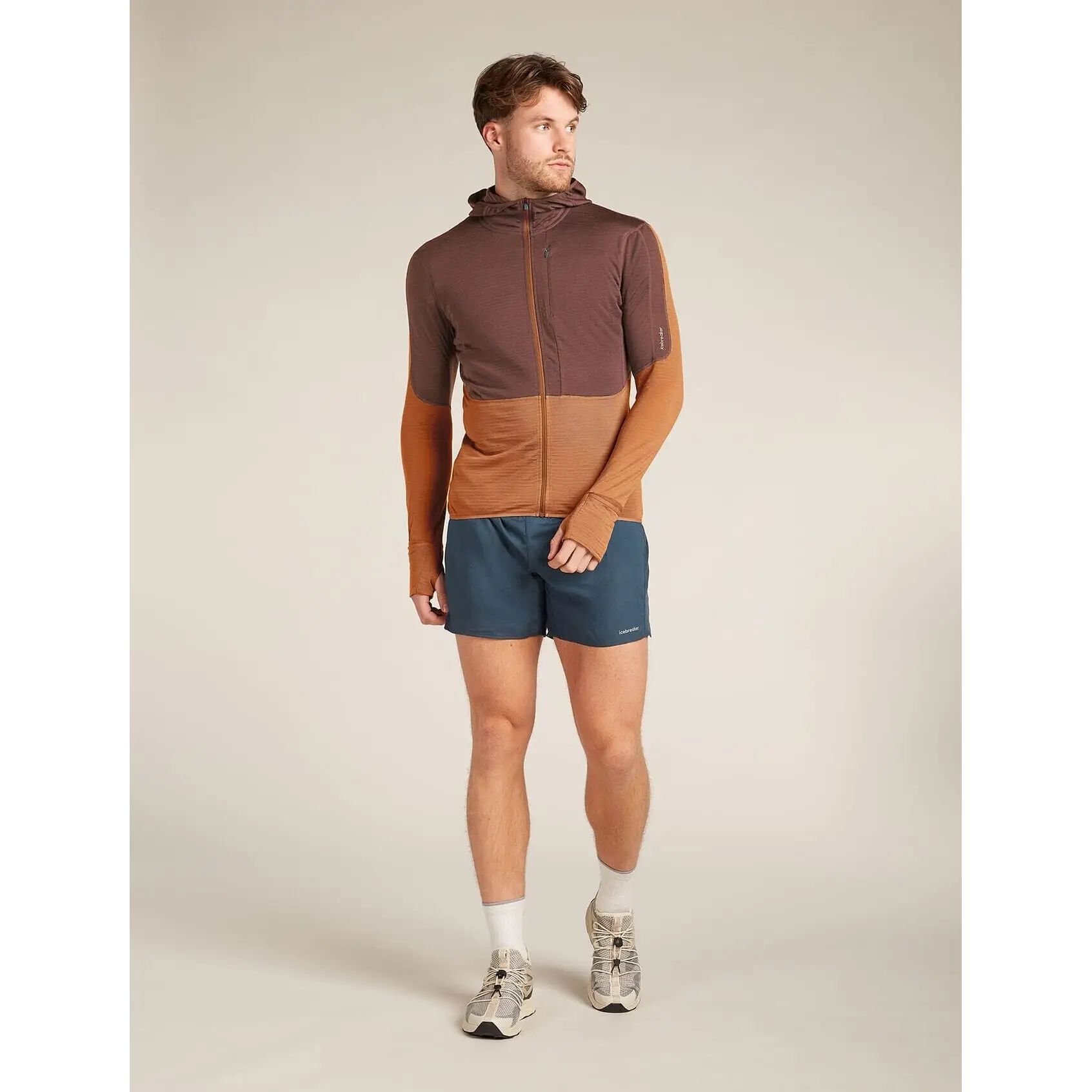 Icebreaker Merino Blend 200 Realfleece Descender Long Sleeve Zip Hoodie 2025