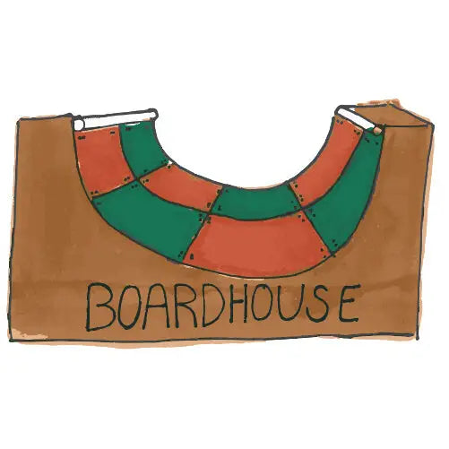 Boardhouse Checker Ramp Sticker