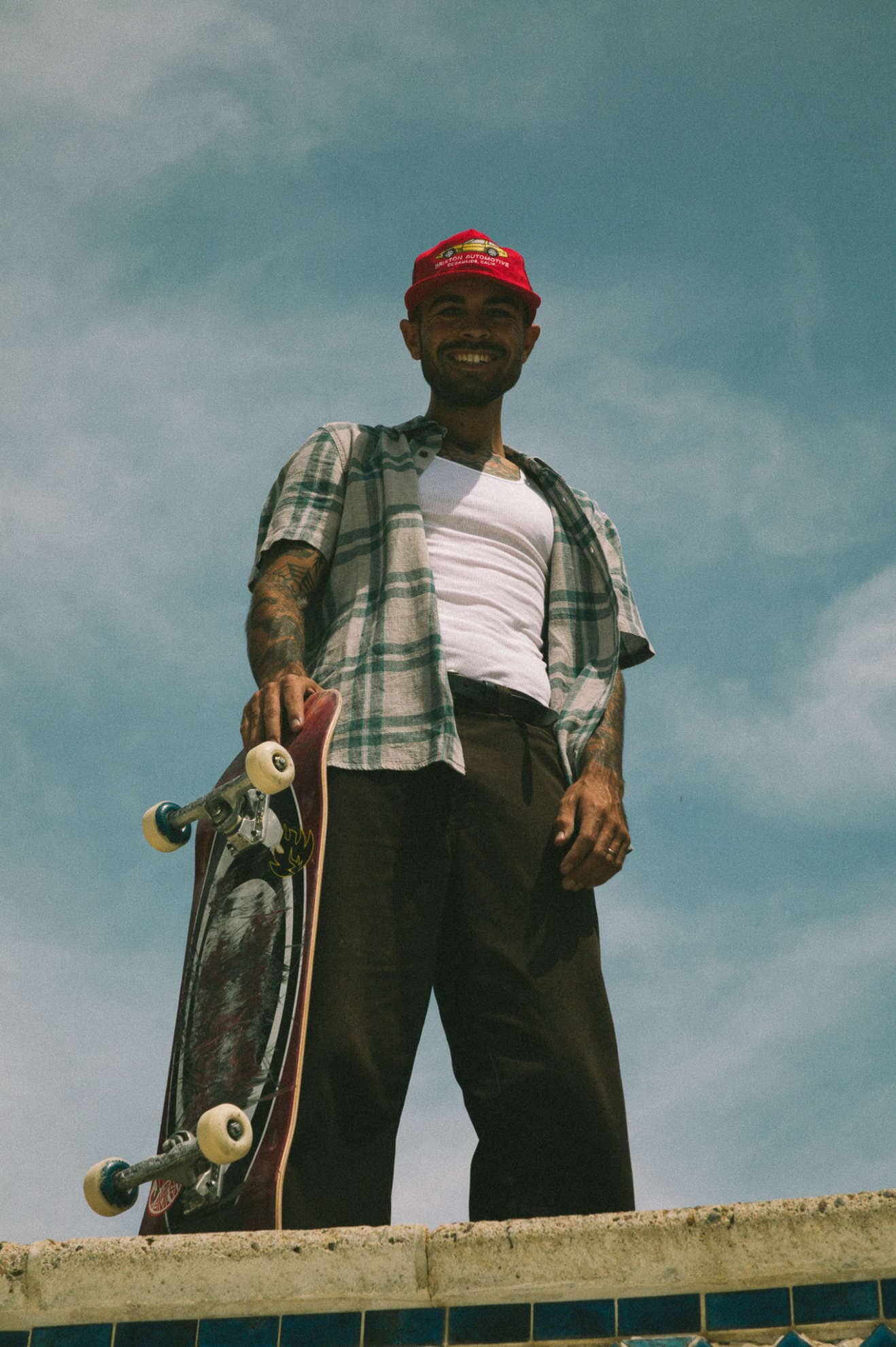 Brixton Charter Linen Blend Short Sleeve Shirt