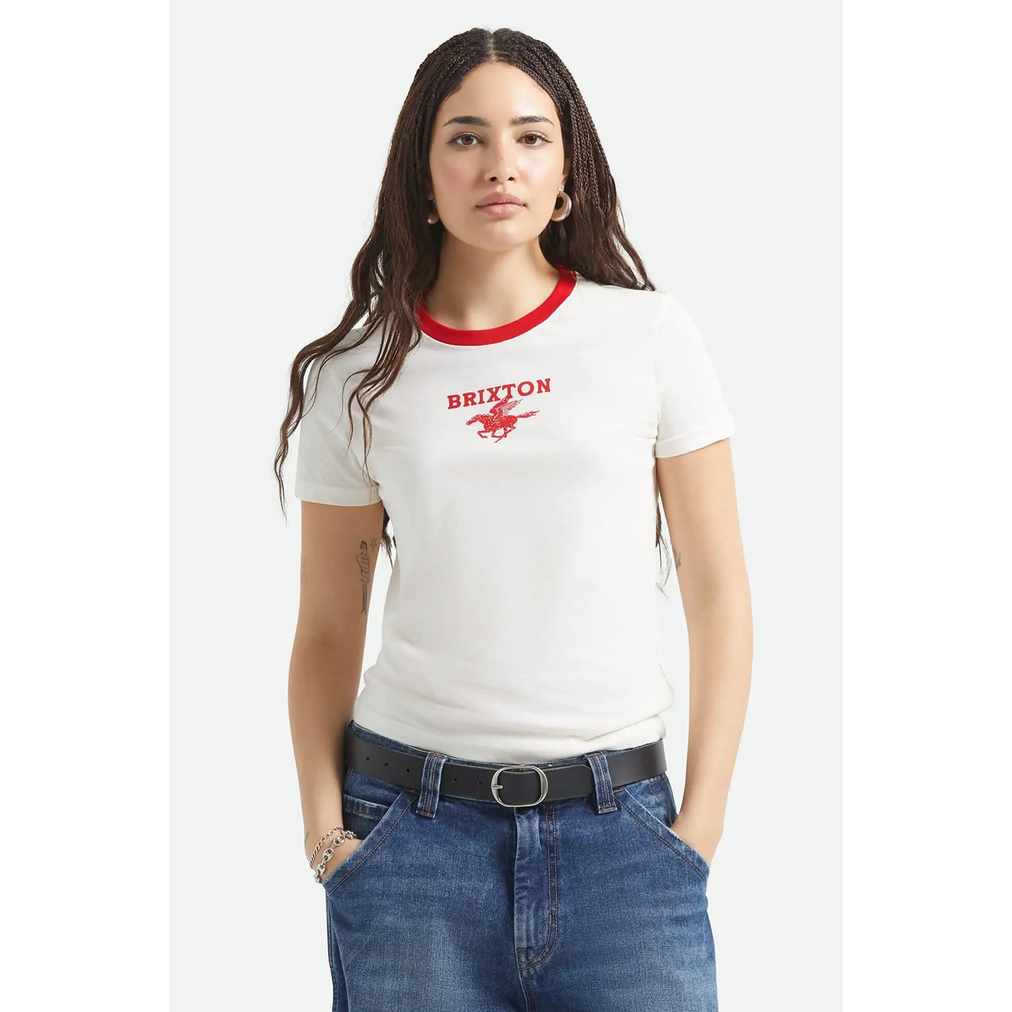 Brixton Pegasus Slim Crew T-Shirt