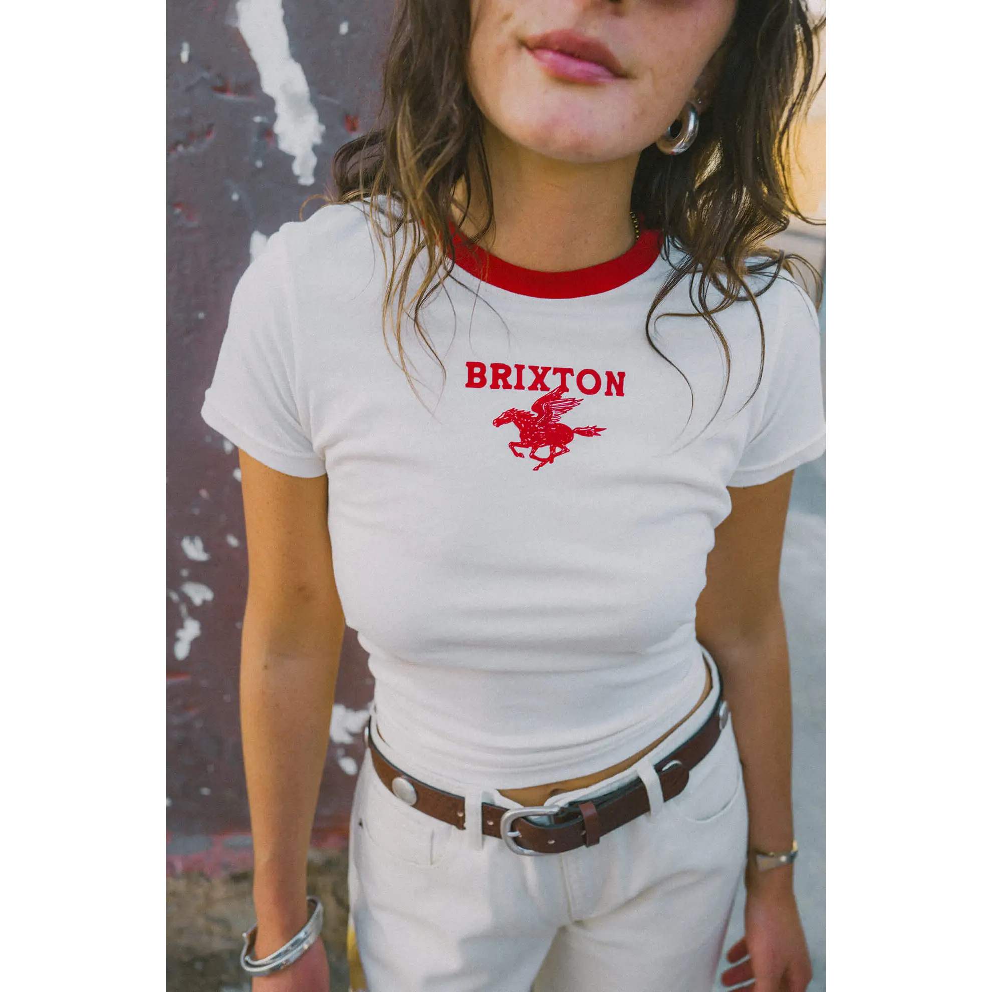 Brixton Pegasus Slim Crew T-Shirt