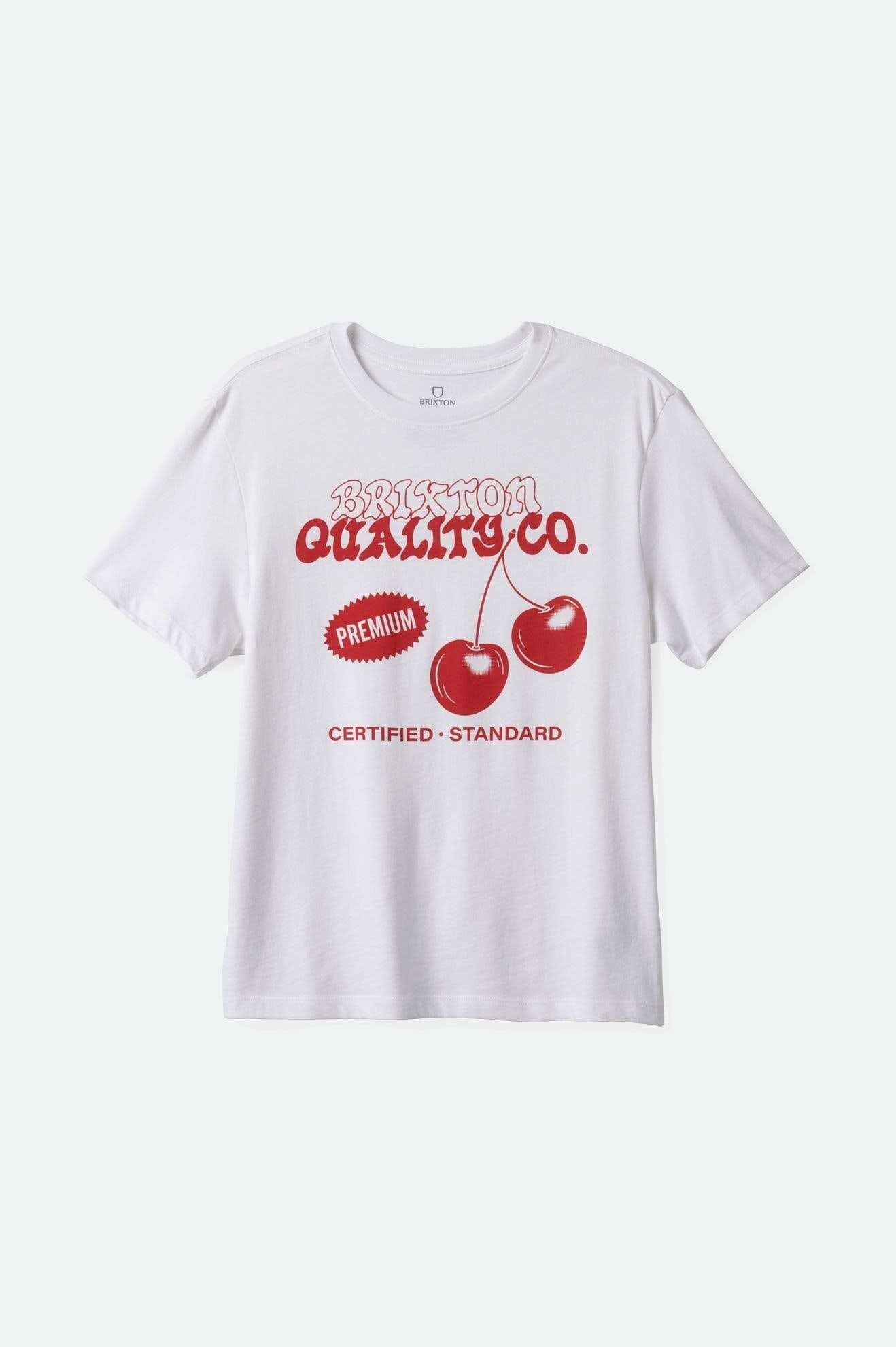 Brixton Premium Cherry Vintage Crew T-Shirt 