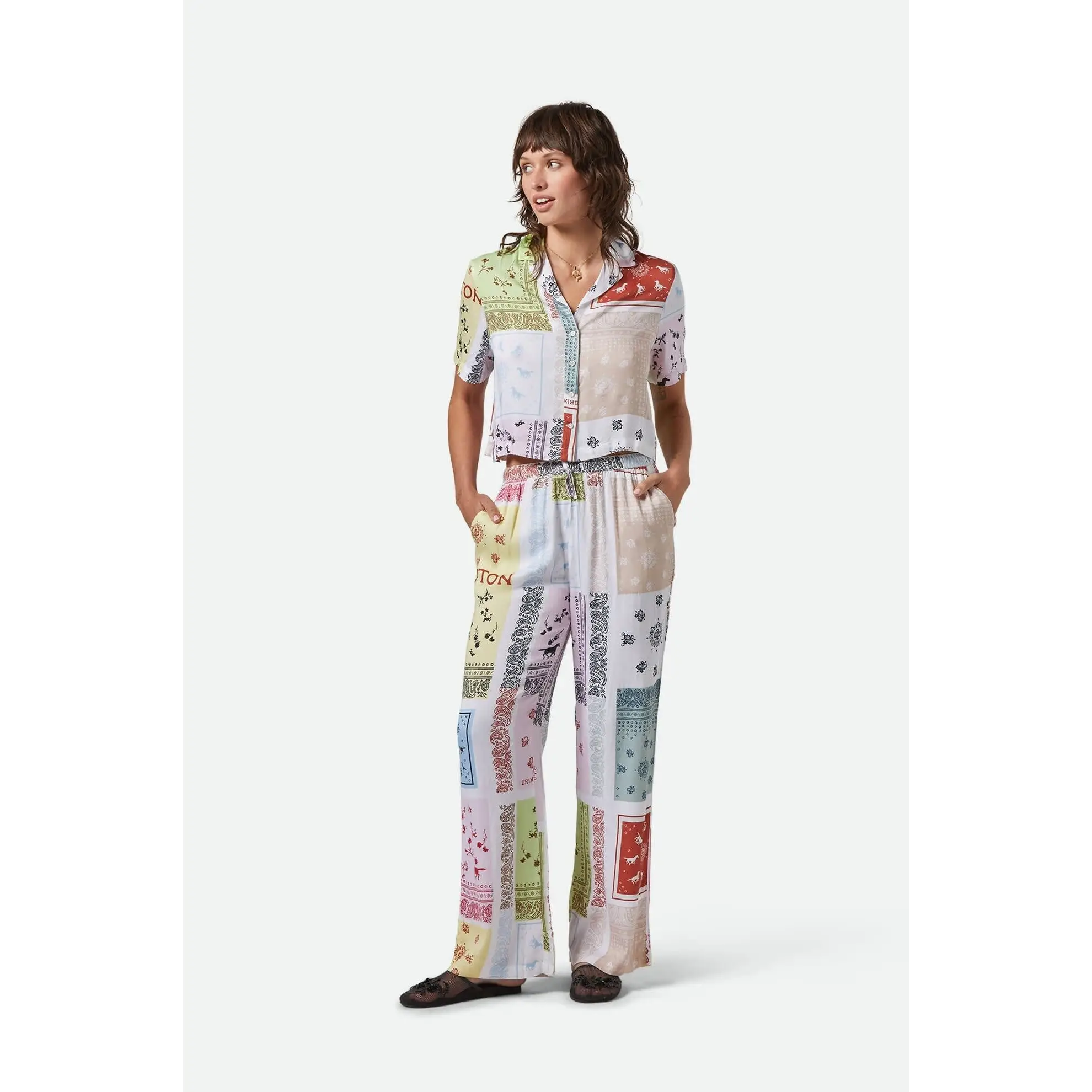 Brixton Silky Bowling Button Down Shirt