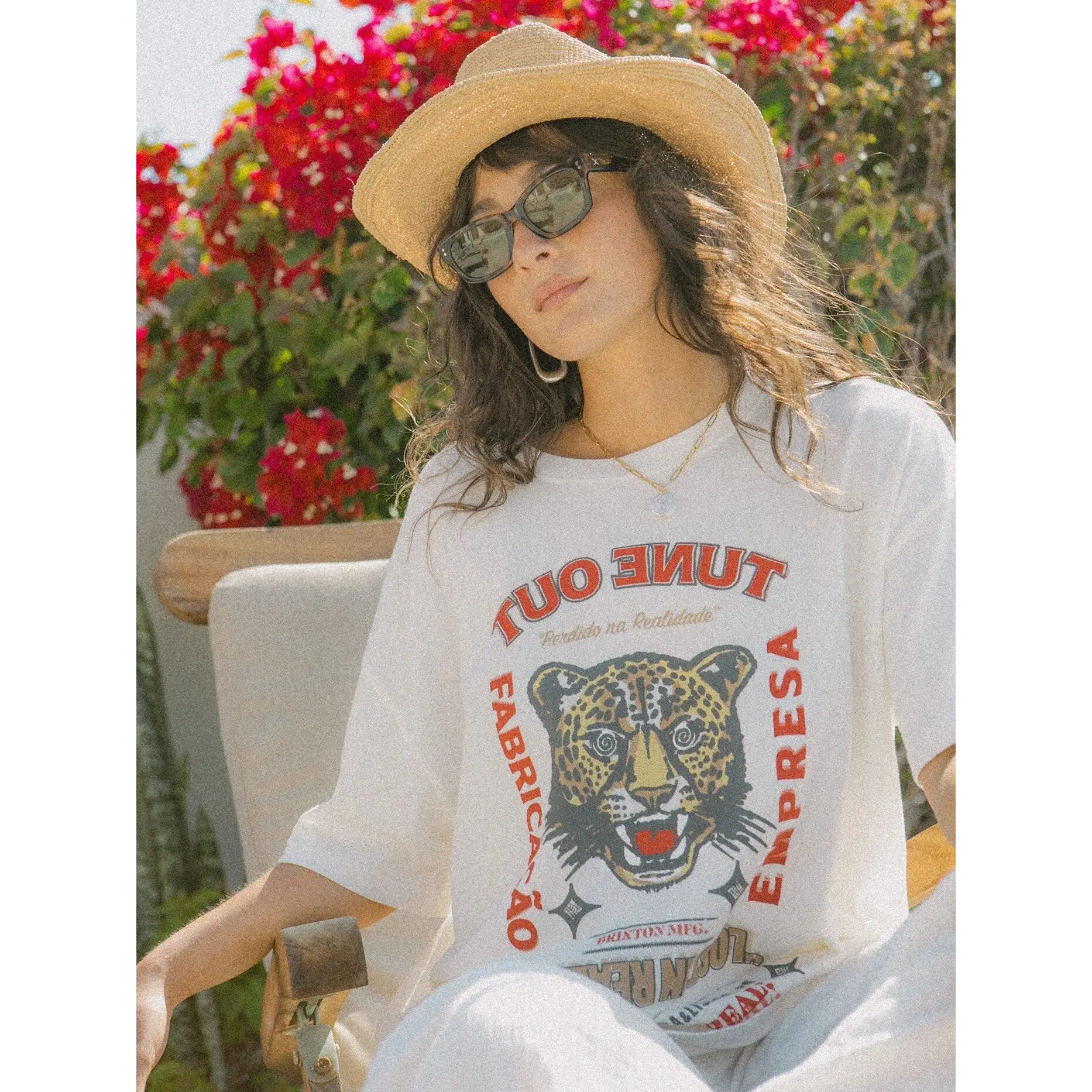 Brixton The Getaway Oversized Boyfriend T-Shirt