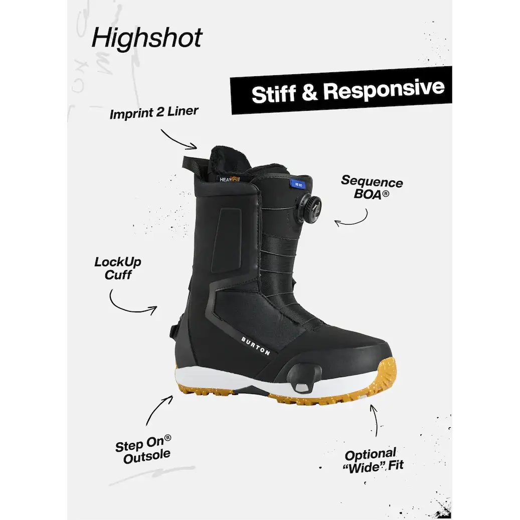 Burton Womens Highshot Step On Snowboard Boots