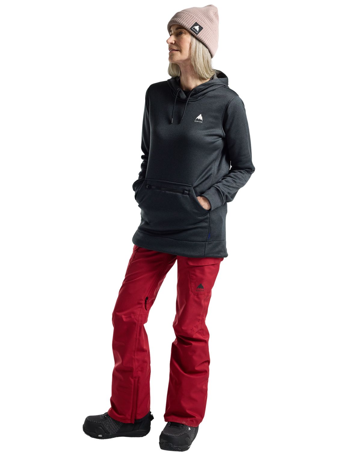 Burton Womens Oak Long Pullover Hoodie