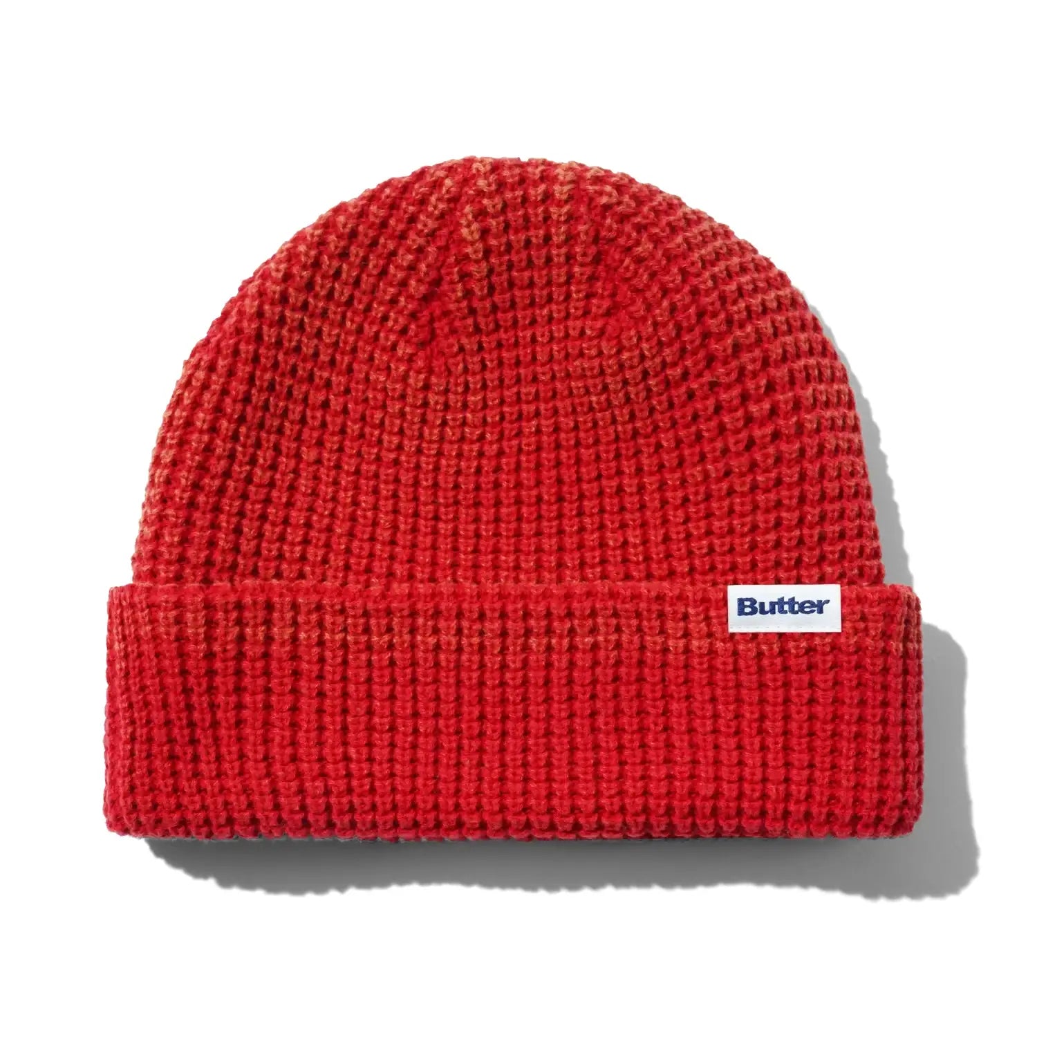 Butter Distress Waffle Beanie