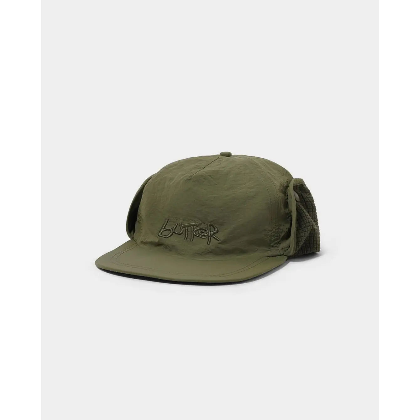 Butter Goods Abseil Earflap Cap - Army