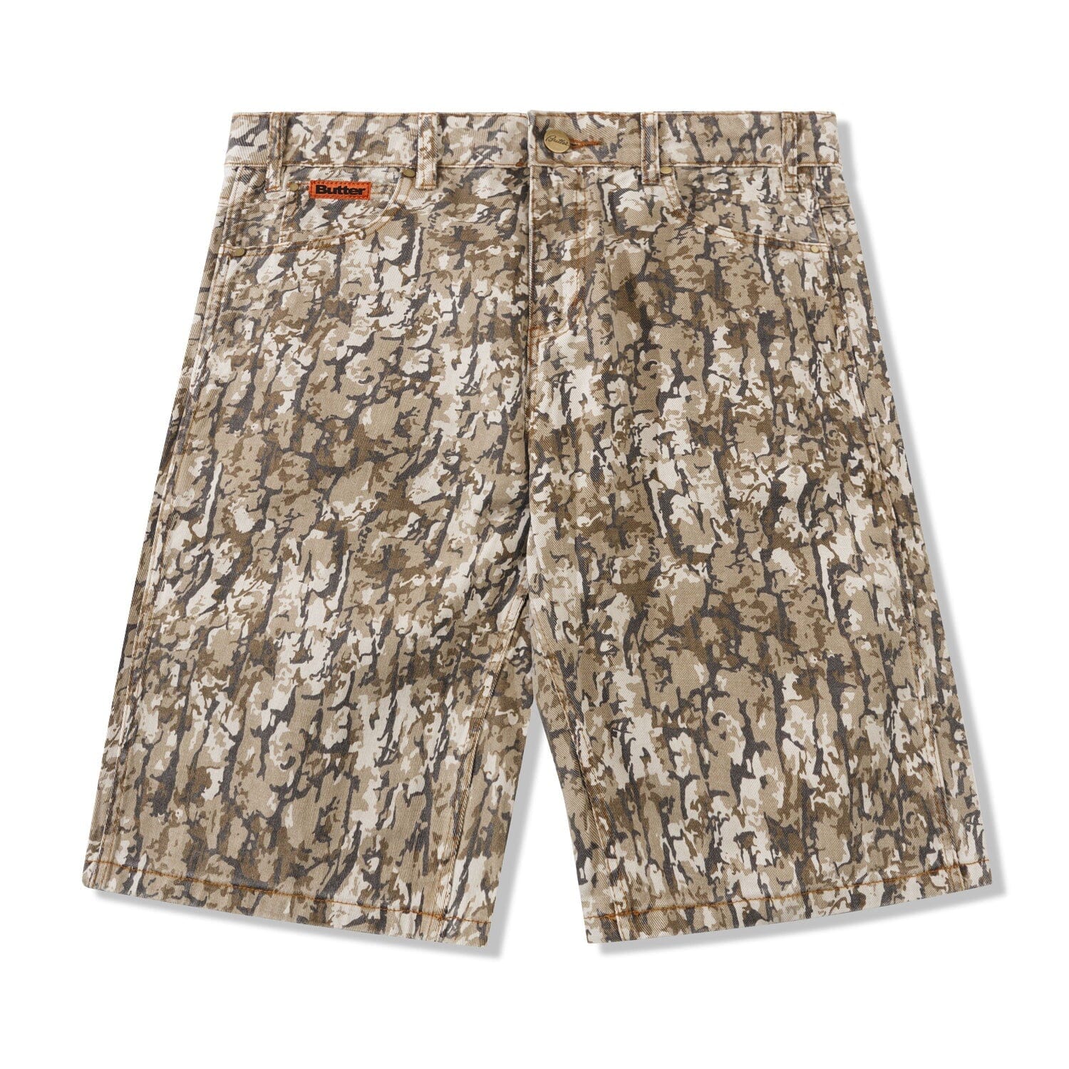 Butter Goods Bark Camo Denim Shorts