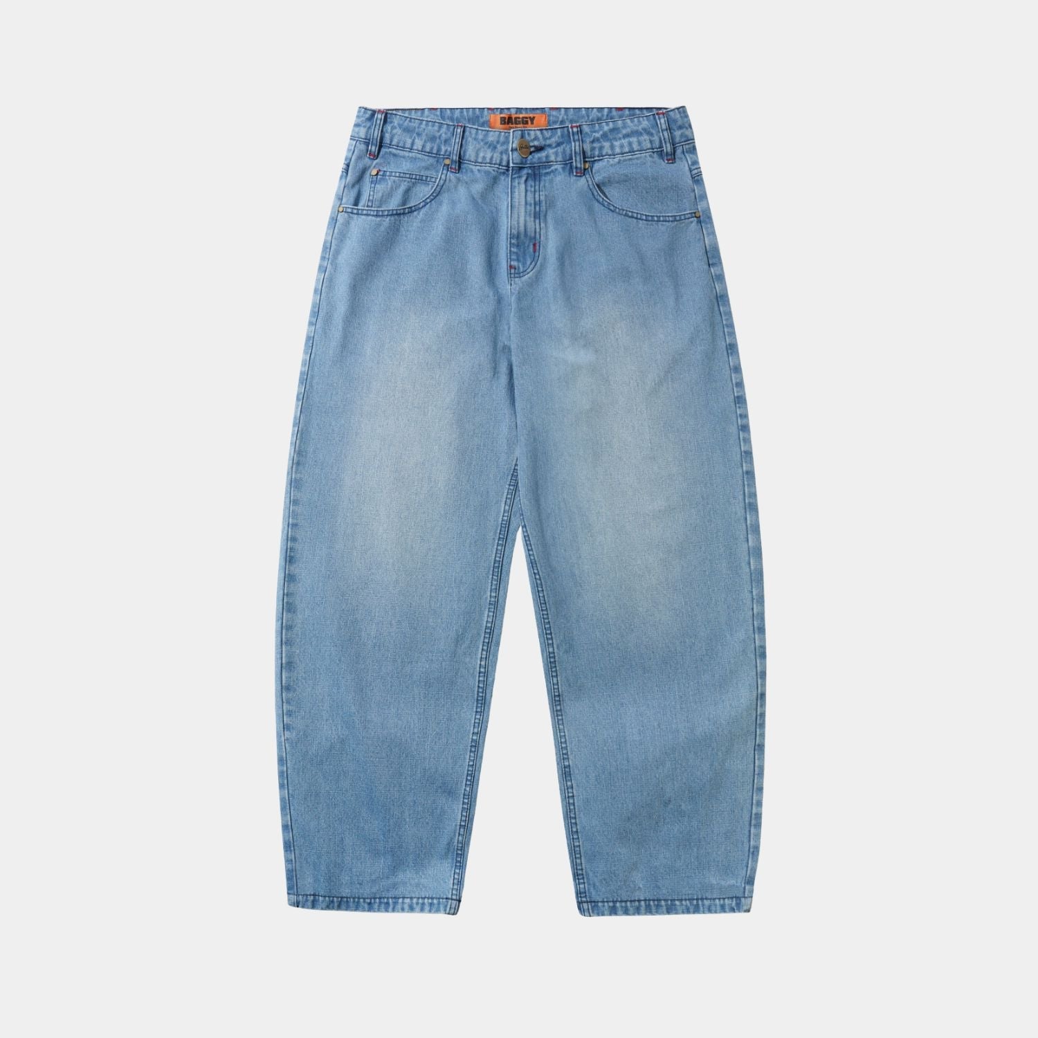 Butter Goods Blotch Denim Jeans - Streaky Blue 
