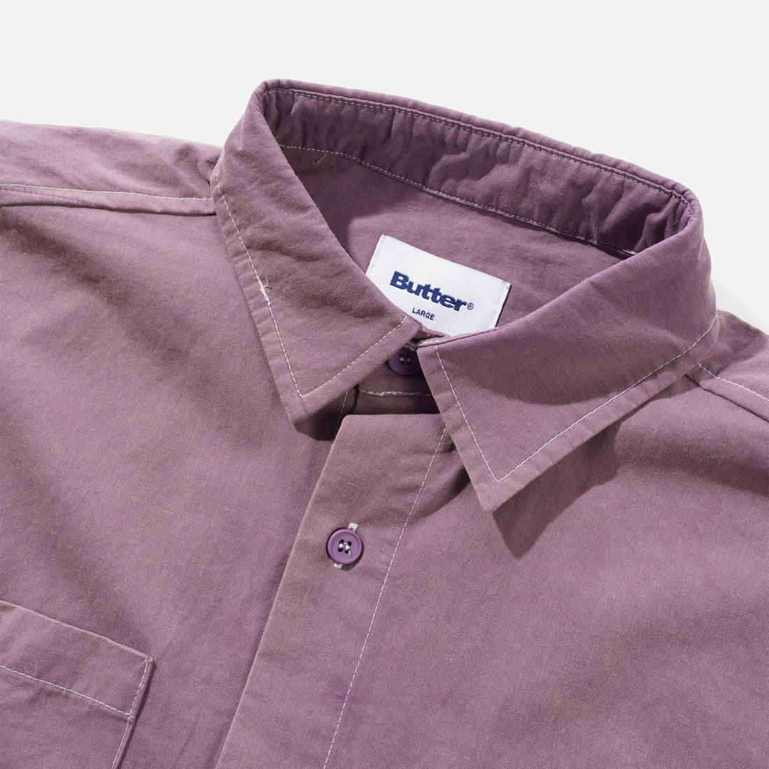 Butter Goods Contrast Stitch Shirt