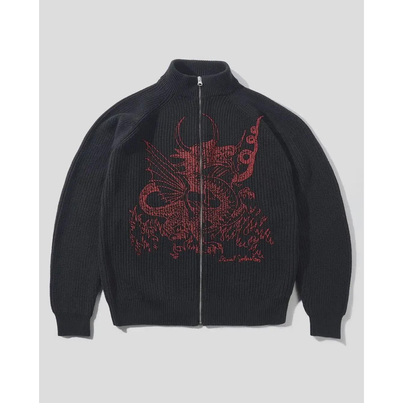 Butter Goods Dragon Knit Zip-Thru Sweater