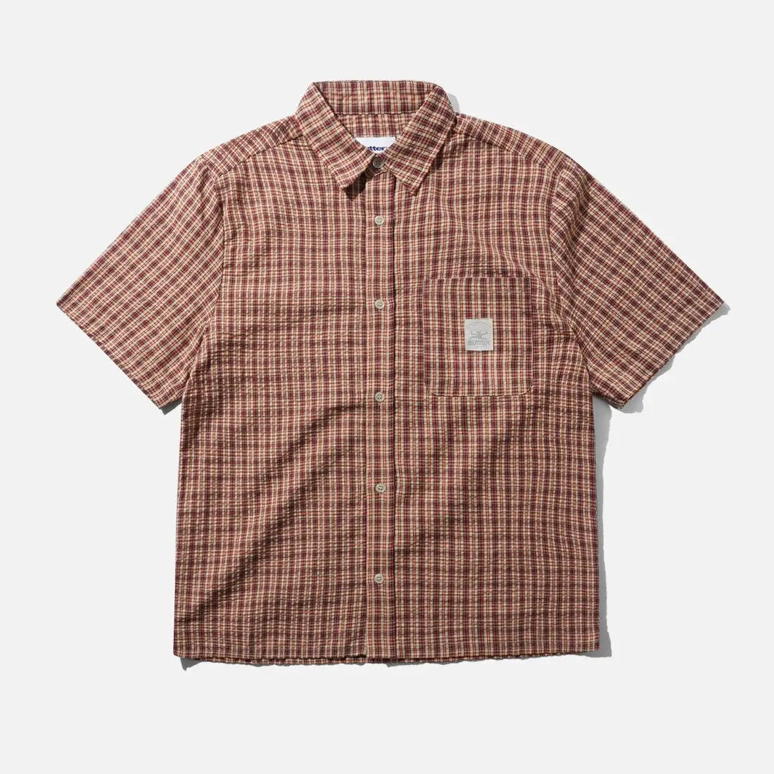 Butter Goods Equipment Shirt - Red / Yellow