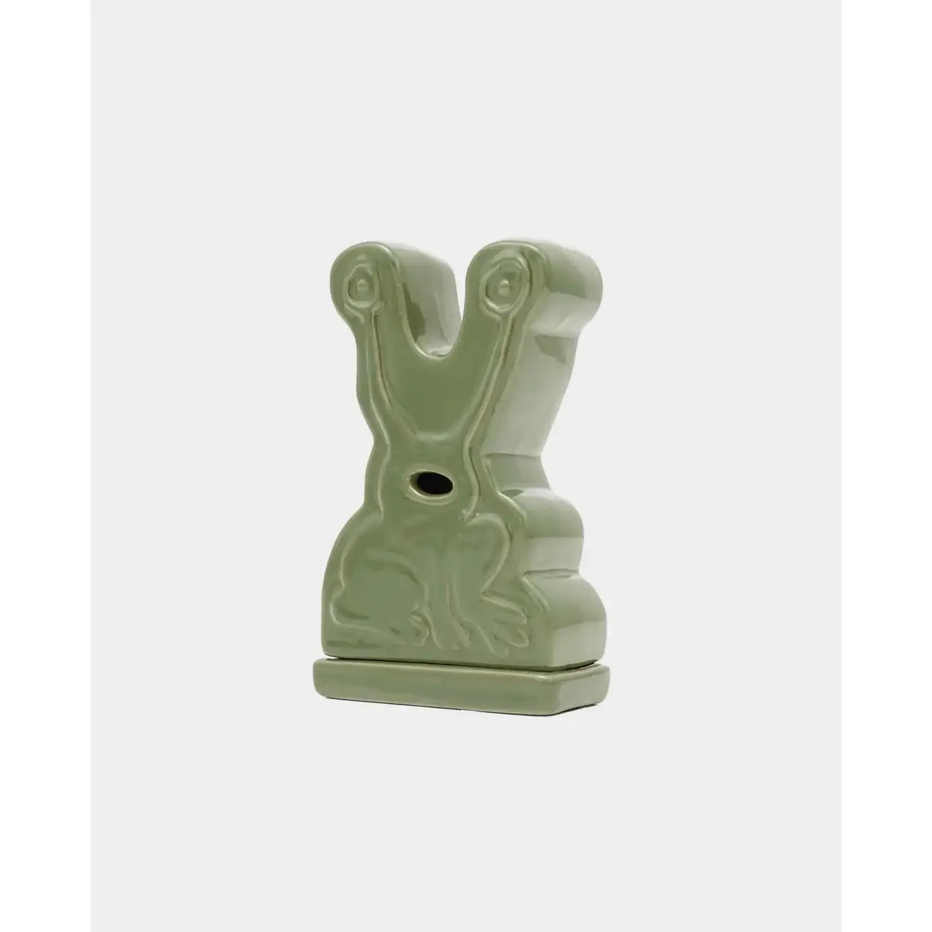 Butter Goods Frog Ceramic Incense Holder - Light Green