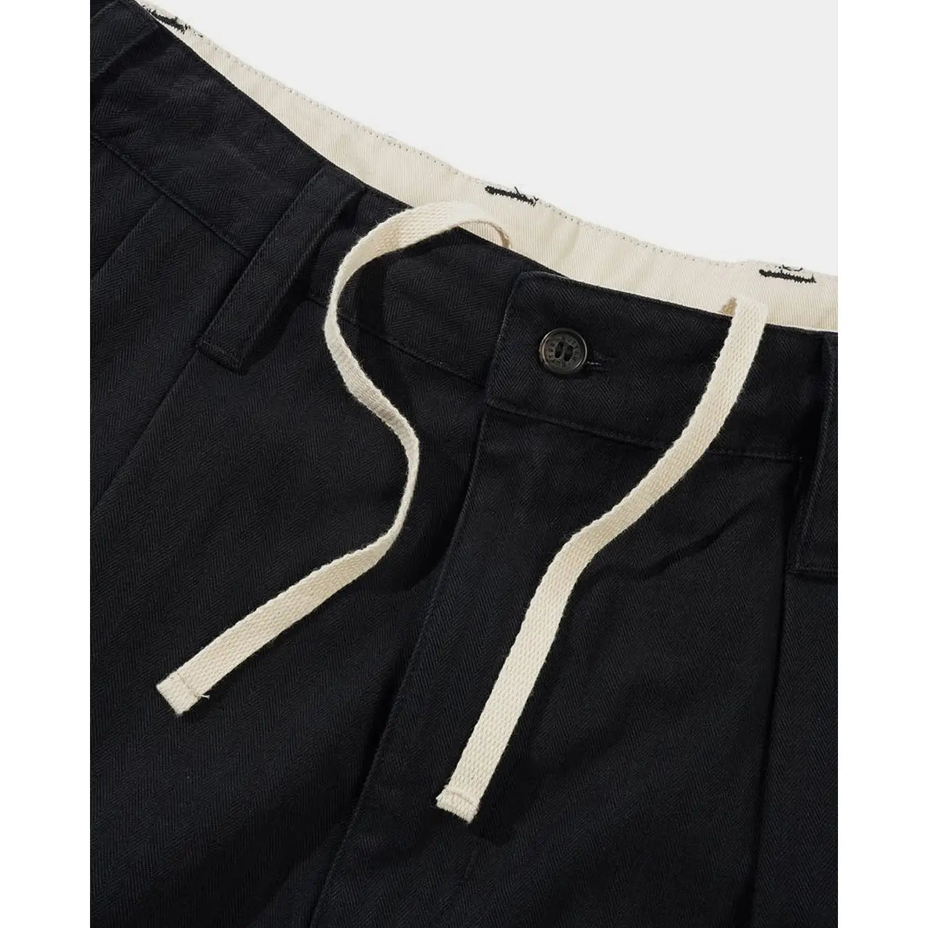 Butter Goods Pleated Shorts - Washed Black