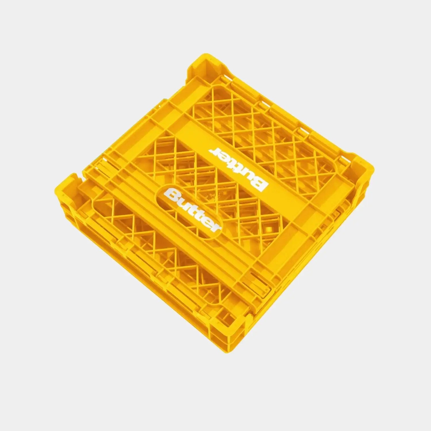 Butter Goods Record Crate - Yellow